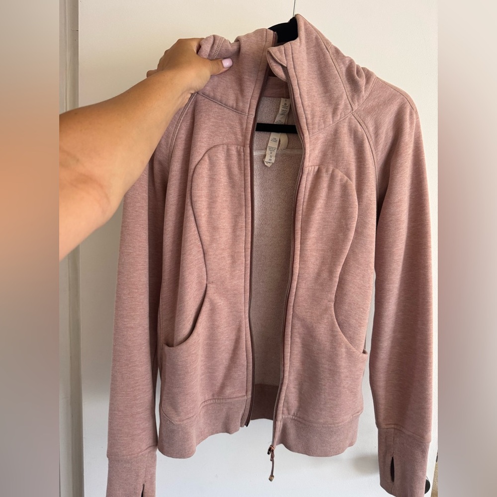 Lululemon Athletica Pink Fitted Jacket